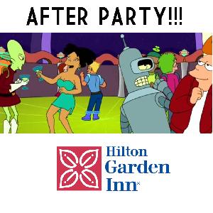 After Party At The Hilton Garden Inn